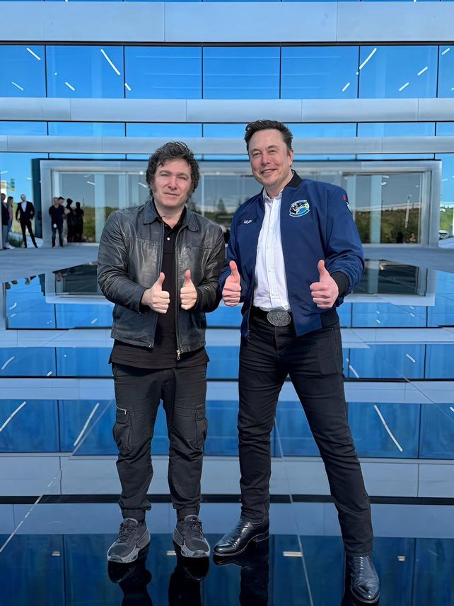 El Presidente Milei se reunió con el cofundador y director de Tesla, Elon Musk