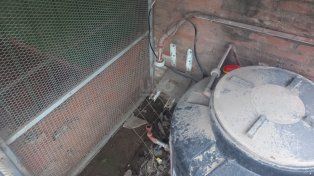 La bomba que se llevaron de la vecinal de barrio Chalet