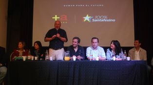 “La idea es sumar para el futuro”, dijo Carignano en el relanzamiento de campaña