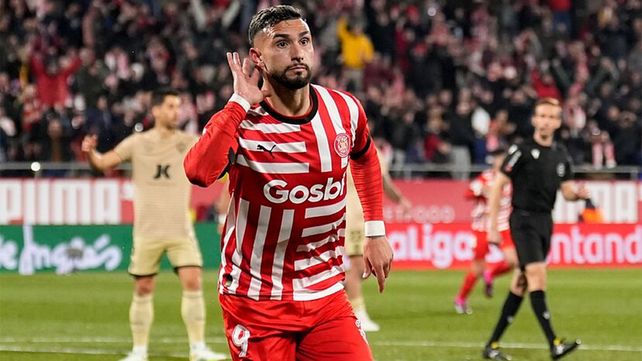 Con la camiseta de Girona, el Taty registró un récord histórico ante Real Madrid.