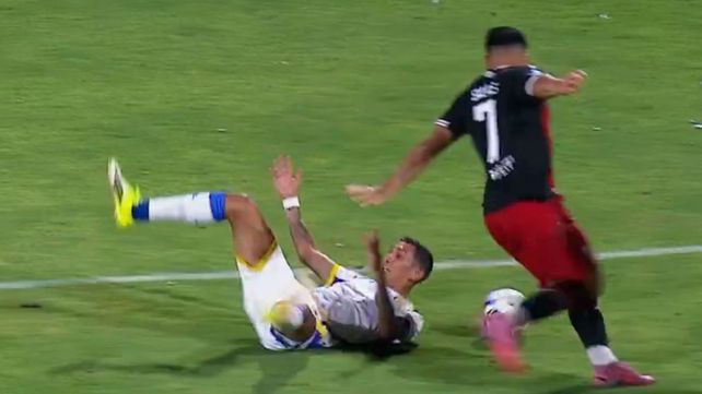 Ángel Di María está en el piso
