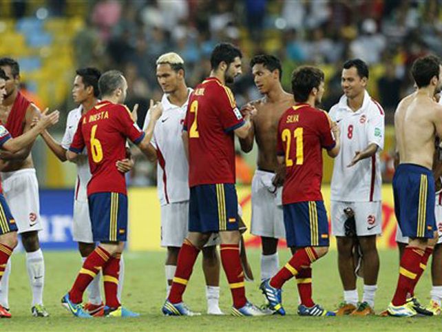 Sin piedad: España superó 10 a 0 a Tahití en la Confederaciones
