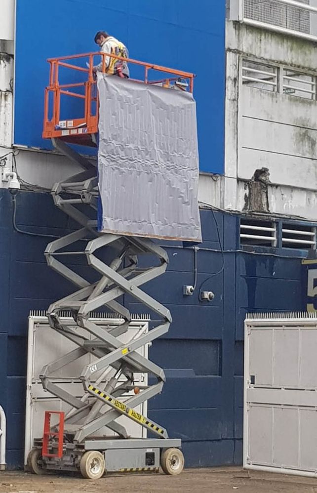 El Patón Bauza tiene su mural pintado por un hincha de San Lorenzo y al que no le gusta el fútbol