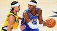 Oklahoma City imparable: remontó en Indiana y empató la serie ante los Pacers