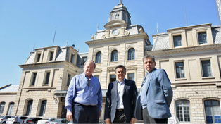 El ministro de Transporte de la Nación, Diego Giuliano, visitó el edificio de Central Córdoba ubicado 27 de Febrero y Juan Manuel de Rosas