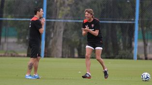 Maxi Rodríguez contó que le genera que Heinze sea el DT de Newells
