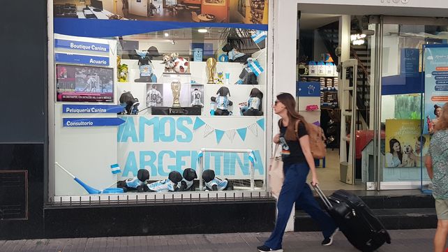 Una parte de la economía de Rosario depende de cómo le vaya a la Selección