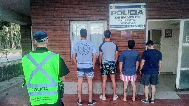 Los cuatro detenidos en Monte Vera fueron aprehenididos por el delito de Resistencia a la Autoridad.