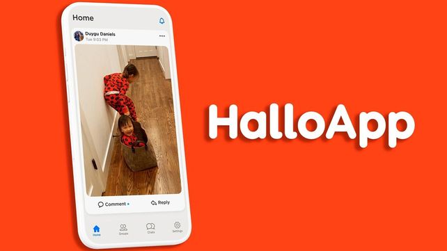 HalloApp tiene una interfaz muy simple.
