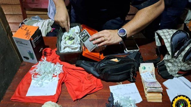 Concordia: detuvieron a cinco personas con dinero y drogas