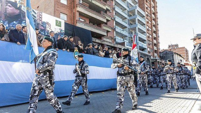 Acto central en conmemoración del 25 de Mayo en Santa Fe.