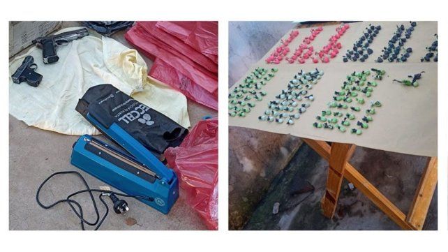 Una mujer de 45 años y un hombre de 49 resultaron con heridas cortantes. Se secuestraron armas de fuego
