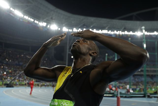 O Rei Usain Bolt, las fotos del jamaiquino que se quedó con el oro en los 100 metros llanos