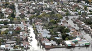 El agua cubrió 700 mil hectáreas en Buenos Aires