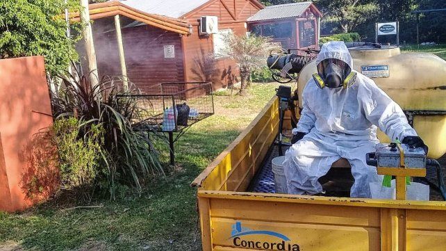 Durante la semana se programaron fumigaciones en varios barrios de la ciudad.