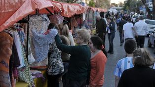 Avenida General Paz fue el lugar elegido por la familia para disfrutar del feriado