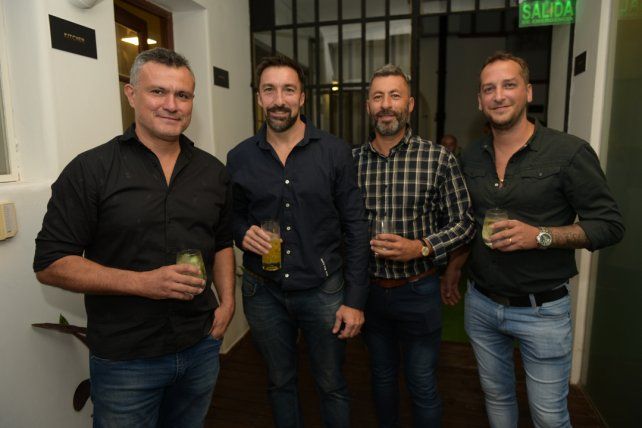 Isaias Zapata, Anibal Avila Paredes, Ariel Sopo y Cristian Santoro.