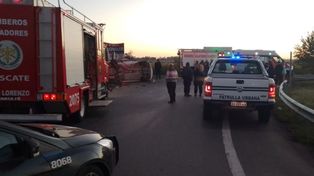 El siniestro vial se registró este sábado en horas de la madrugada en el kilómetro 22 de la autopista Rosario-Santa Fe.&nbsp;