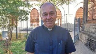Párroco de la Basílica de Guadalupe, Olidio Panigo.