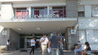 El Hospital Eva Perón de Granadero Baigorria, donde llevaron al hombre baleado el martes a la tarde en Capitán Bermúdez. La víctima terminó falleciendo.