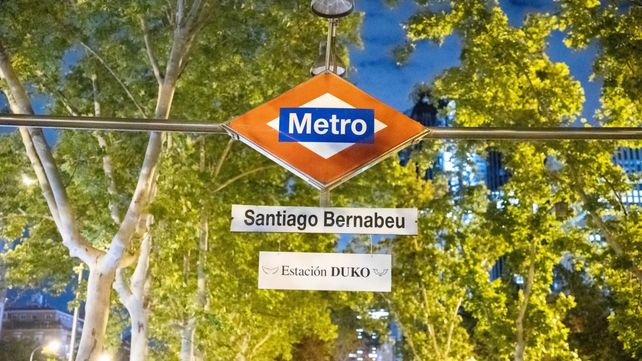 La parada del Metro de Madrid en el Santiago Bernabéu pasará a llamarse 