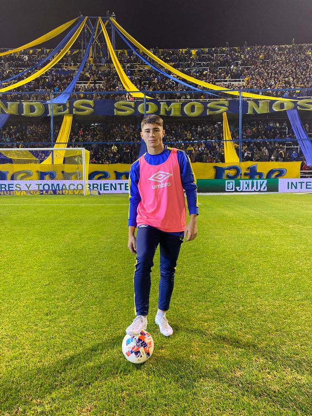 Joaquín Mocchetti, en el Gigante.
