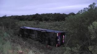 Volcó en Brasil un ómnibus que traía pasajeros de Rosario de regreso de Camboriú