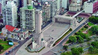 El Monumento a la Bandera, edificio histórico de la ciudad de Rosario.