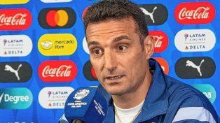 Lionel Scaloni habló en la previa de la final con Colombia.