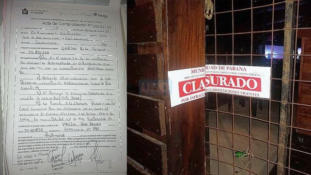 Paraná: clausuraron evento con más de 200 personas