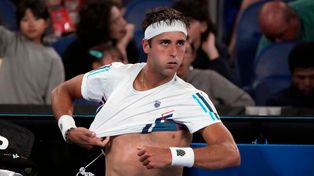 Tomás Echeverry, de 23 años, había superado en primera ronda al francés Gregoire Barrere.