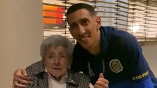 Sueño cumplido. Elsita, la abuela de 100 años tucumana, pudo conocer a Di María.