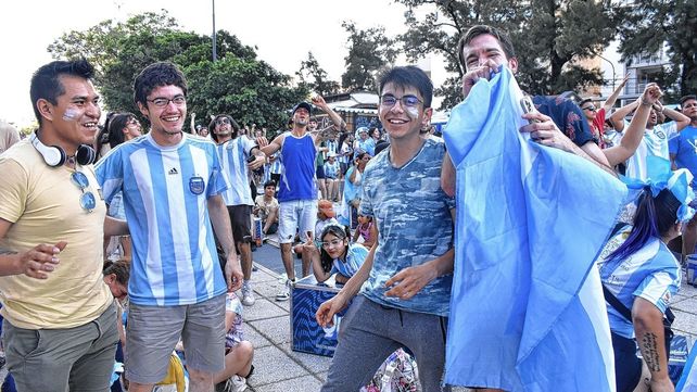 Así se vivió el partido y el triunfo de la Selección en la ciudad