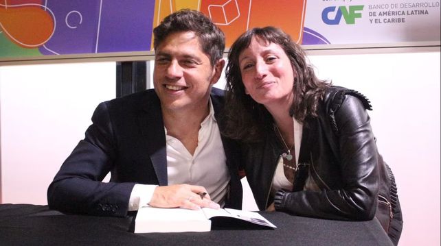 Axel Kicillof y Berenice Iañez.&nbsp;