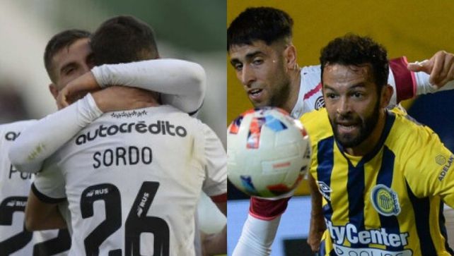 Felicidad alrededor de Sordo en Newells y la manzana rodeada para Gamba en Central.
