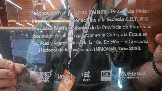 Distinción. Para los alumnos de la técnica Nº2 de Gualeguaychú.