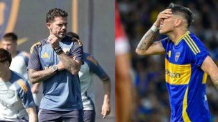 Gago volvió a las prácticas en Boca y ya tomó una decisión con Palacios
