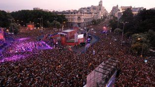 España celebró el título mundial ante una multitud en Madrid
