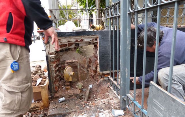 Litoral Gas corta inmediatamente el servicio ante algún reclamo de vecinos. (Foto: A. Amaya)