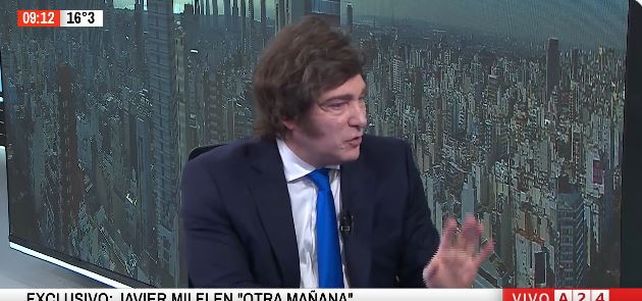 Milei reconoció una fuerte desaceleración de la economía y defendió a José Luis Espert