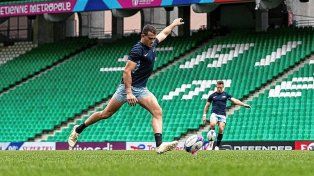 Los Pumas realizaron el Captain Run en el Stade Geoffroy-Guichard de Saint-Étienne.
