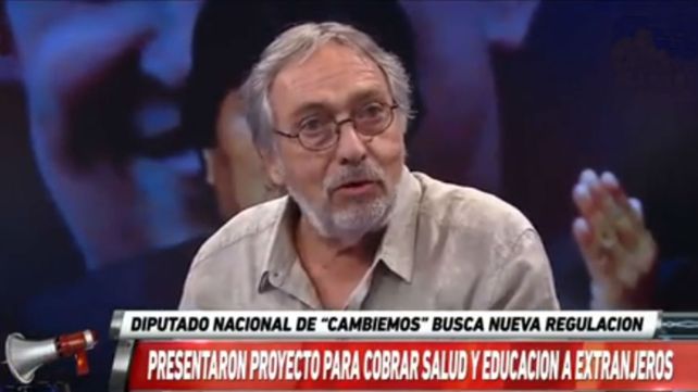 Brandoni: No es normal que no se cobre nada a los extranjeros