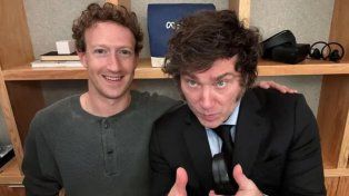 Javier Milei cerró la gira por EEUU con Mark Zuckerberg