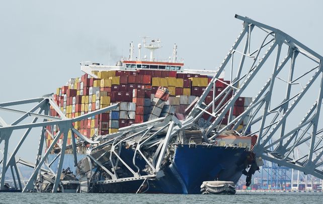 La caída del puente de Baltimore dejará a EEUU con escasez de productos