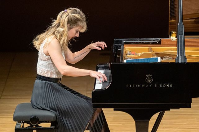 Lise de la Salle. La pianista francesa es la figura de la función de este marte en El Círculo.