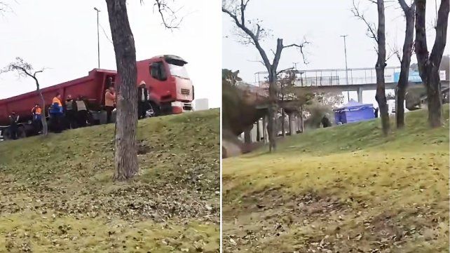 Paraná: un hombre falleció tras ser embestido por un camión.