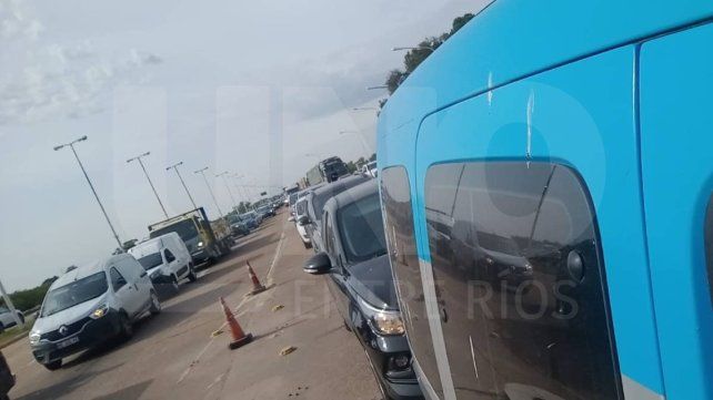 Túnel Subfluvial: se restituyó el tránsito por el viaducto tras retirar los vehículos involucrados en choque