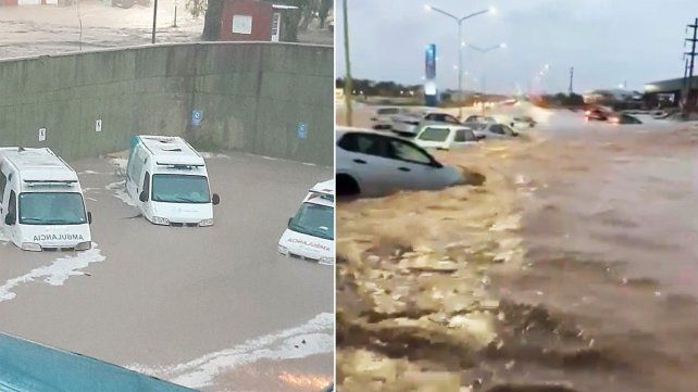 Hay 40 familias evacuadas en Bahía Blanca