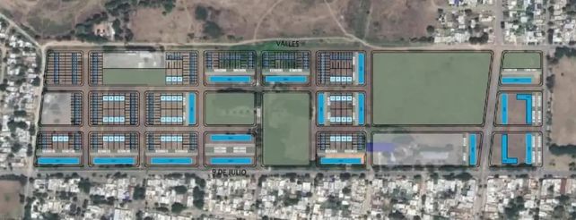Una vista que puede ser posible. El programa se realizaría con el Procrear II para la construcción de 660 viviendas en dúplex.