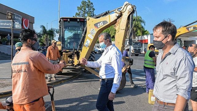 Paraná: reconstruyen el badén de Almafuerte y Zanni